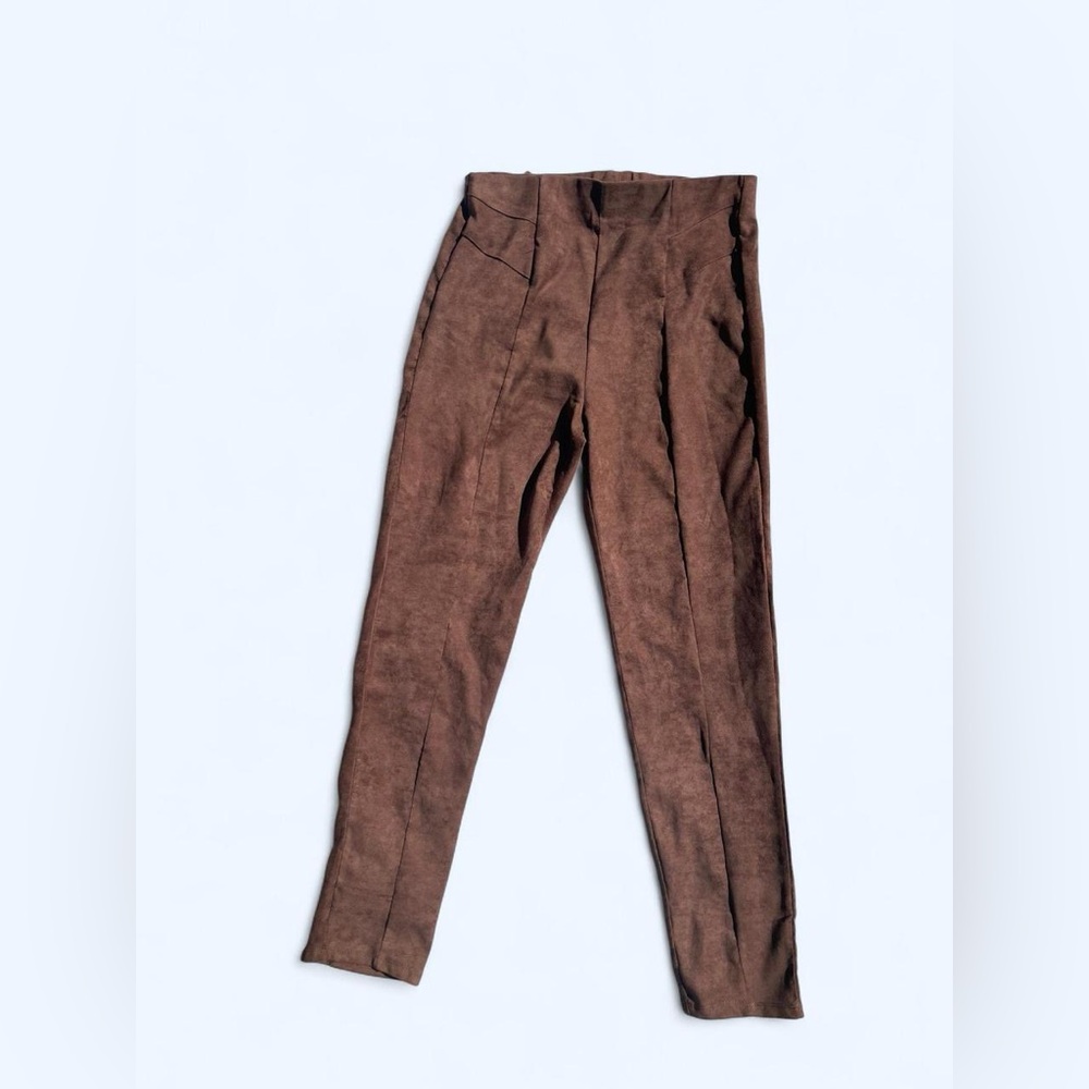 Blashe Tan Women's Cropped skinny trousers